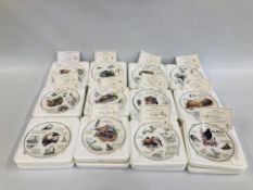 A COLLECTION OF 12 DANBURY MINT BIRDWATCHERS NOTEBOOK COLLECTION,