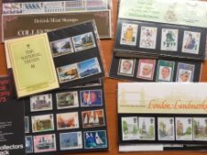 BOX WITH GB FIRST DAY COVERS IN THREE ALBUMS AND LOOSE, PRESENTATION PACKS,