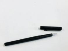 A VINTAGE SLIM LINE BALL POINT PEN MARKED "MONT BLANC".
