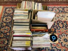 A LARGE QUANTITY OF CLASSICAL AND JAZZ RECORDS AND 45'S TO INCLUDE MANY MOZART.