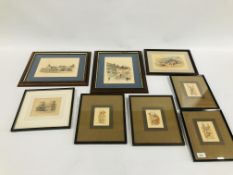 8 POCOCKE PICTURES, WATERCOLOURS TO INCLUDE GREAT YARMOUTH, CROMER AND NORWICH.