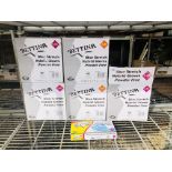50 NEW BOXES OF BETTINA BLUE STRETCH HYBRID POWDER FREE DISPOSABLE GLOVES.