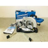 A SILVERLINE 210MM 1400W COMPOUND MITRE SAW (AS NEW) - SOLD AS SEEN.