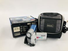 A BOXED IMIX-7000 DIGITAL CAMCORDER ALONG WITH A FURTHER IMIX-7000 DIGITAL CAMCORDER - SOLD AS SEEN