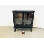 A BELDRAY 1800W LOG EFFECT ELECTRIC HEATER 63CM W X 36CM D X 70CM H - SOLD AS SEEN.