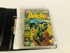 A COLLECTION OF VINTAGE 1970'S COMICS TO INCLUDE DC, MARVEL, FANTASTIC FOUR,