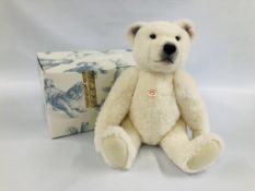 LIMITED EDITION STEIFF LARGE POLAR TED, H 65CM, EAN No. 036514, No.