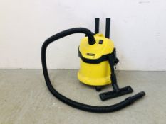 KARCHER WD2 WET AND DRY VAC - SOLD AS SEEN.