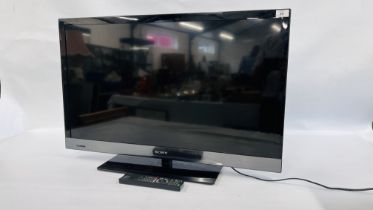 A SONY BRAVIA 37 INCH TV MODEL KDL-37EXS24 COMPLETE WITH REMOTE - SOLD AS SEEN.