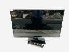 A PANASONIC 32 INCH TV MODEL TX-32AS600B WITH REMOTE CONTROL - SOLD AS SEEN.