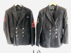 ROYAL NAVY WRNS JACKET AND TROUSERS PLUS ONE FURTHER ROYAL NAVY JACKET,