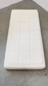 A TEMPUR VELUX HD MEMORY FOAM SINGLE MATTRESS.