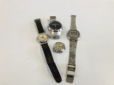 3 VINTAGE WATCHES TO INCLUDE CASIO, WAVE CEPTOR,