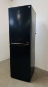 A BEKO HARVEST FRESH FRIDGE FREEZER (DARK GREY FINISH) HEIGHT 190CM - SOLD AS SEEN.