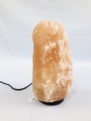 A HIMALAYAN SALT LAMP - SOLD AS SEEN.