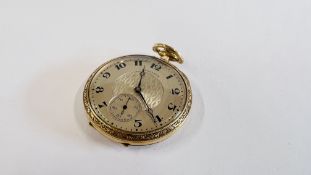 A HAMILTON 1920'S POCKET WATCH