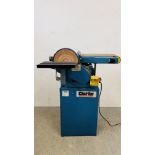 CLARKE WOODWORKER BELT AND DISK SANDER (240V) SINGLE PHASE - SOLD AS SEEN.