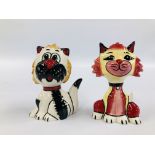 TWO LORNA BAILEY COLLECTORS CATS TO INCLUDE "CUPID" H 13CM,