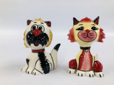 TWO LORNA BAILEY COLLECTORS CATS TO INCLUDE "CUPID" H 13CM,