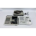 COLLECTION OF AUDIO EQUIPMENT TO INCLUDE YAMAHA MD45 MULTITRACK MD RECORDER,