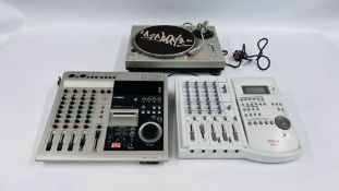 COLLECTION OF AUDIO EQUIPMENT TO INCLUDE YAMAHA MD45 MULTITRACK MD RECORDER,