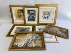 A GROUP OF 7 FRAMED PICTURES AND PRINTS TO INCLUDE LIMITED EDITION EXAMPLES BY STEPHEN GAYFORD -