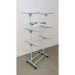 A LARGE FOLD DOWN CLOTHES AIRER.