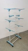 A LARGE FOLD DOWN CLOTHES AIRER.