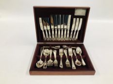 CANTEEN OF GOOD QUALITY CUTLERY BEADED EDGE DESIGN (INKERMAN)