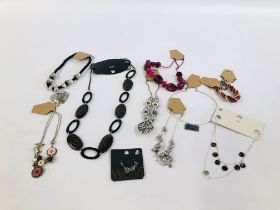 SELECTION OF BRANDED COSTUME JEWELLERY TO INCLUDE AVON, M&S, WALLIS ETC.