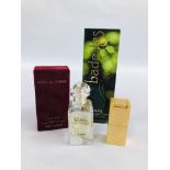 TWO PART USED FRAGRANCES TO INCLUDE MARKED DOLCE & GABBANA AND HERMES CALÈCHE + A 300ML BOTTLE OF