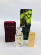 TWO PART USED FRAGRANCES TO INCLUDE MARKED DOLCE & GABBANA AND HERMES CALÈCHE + A 300ML BOTTLE OF