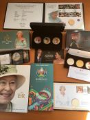 COINS: 2019-22 COIN SETS, COIN COVERS ETC ALL PROVIDED BY THE JUBILEE MINT,