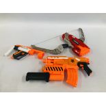 3 NERF TOY GUNS TO INCLUDE MEGA,