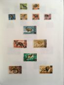 STAMPS: BOX WITH A COLLECTION ALL WORLD IN EIGHT ALBUMS, MUCH BRITISH AFRICA WITH MINT KENYA,