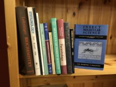 Small academic collection of scientific books and journals: on Insect Science, Immunology,