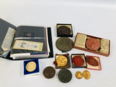 COLLECTION OF REPRODUCTION SEALS TO INCLUDE GREAT SEAL OF EDWARD III, SEAL OF THOMAS CRANMER,