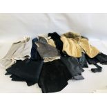 A BOX CONTAINING A QUANTITY OF GOOD QUALITY WOMEN'S JACKETS TO INCLUDE LEATHER,