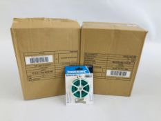 2 BOXES OF 25 (50) AS NEW SILVER LINE GARDEN TIE WIRE 30M.