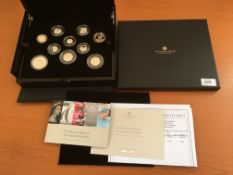 COINS: UK 2022 PLATINUM JUBILEE SILVER PROOF CELEBRATION COIN SET IN ROYAL MINT BOX WITH
