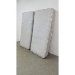 2 X 3FT DIVAN MATTRESSES.