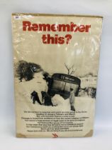 VINTAGE NATIONAL EXPRESS "REMEMBER THIS" POSTER W 51CM X H 75CM.