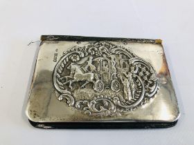 WILLIAM COMYNS & SONS 1903 SILVER FACED WALLET.