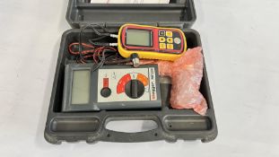 MEGGER MIT 230 INSULATION AND CONTINUITY TESTER IN CARRY CASE WITH INSTRUCTIONS PLUS ULTRASONIC