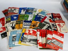 APPROX 160 ASSORTED 1960's FOOTBALL PROGRAMMES.