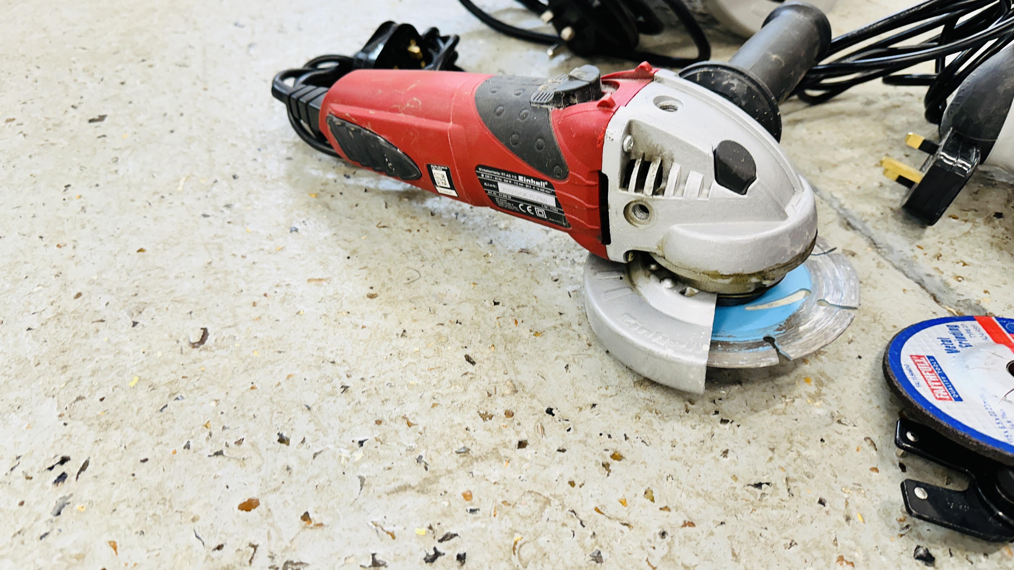 BOSCH GKS 190 CIRCULAR SAW ALONG WITH EINHELL 4 INCH GRINDER AND MACALLISTER MSCS110 SANDER - SOLD - Image 5 of 5