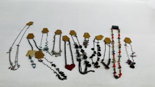 SELECTION OF BRANDED COSTUME JEWELLERY TO INCLUDE NEXT, DOROTHY PERKINS AND ACCESSORIZE.