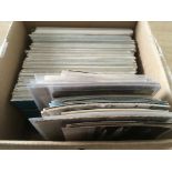 POSTCARDS: SMALL BOX WITH MAINLY POST WW2 AVIATION, PLANES, AIRPORTS ETC (300+).