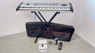 KETRON SD1 PLUS ARRANGER KEYBOARD ON PROEL FOLDING STAND,