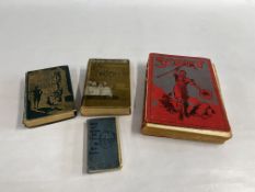 A GROUP OF VINTAGE BOOKS TO INCLUDE "BENNETT CERFS VEST POCKET BOOK OF JOKES FOR ALL OCCASIONS",